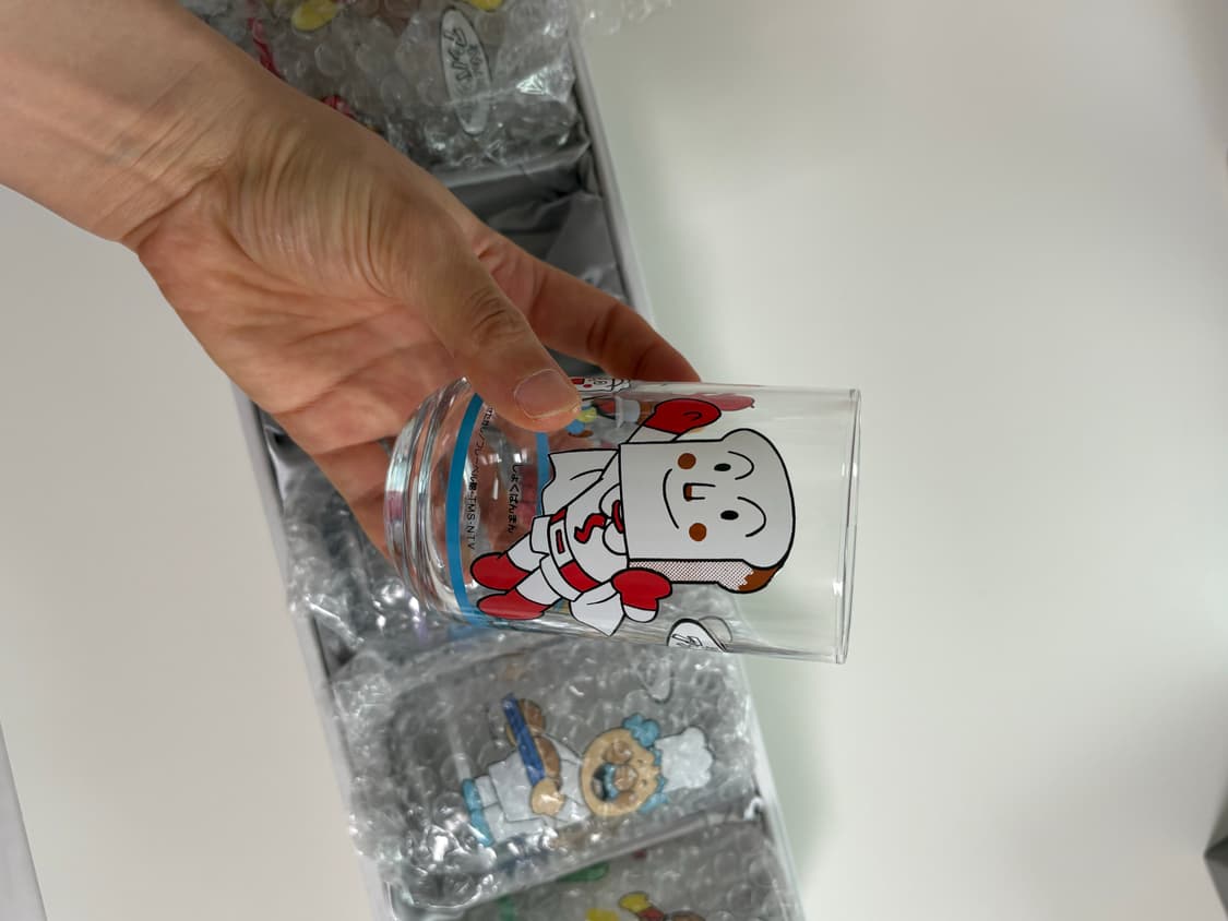 [고전] 호빵맨 빈티지 유리컵 상품이미지4