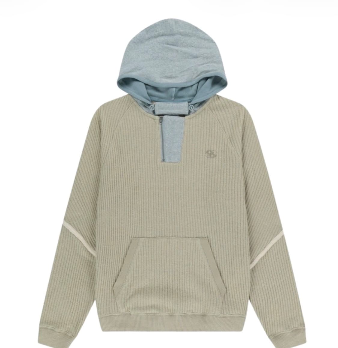 산산기어 리브드 후디 니트 베이지 상품이미지1