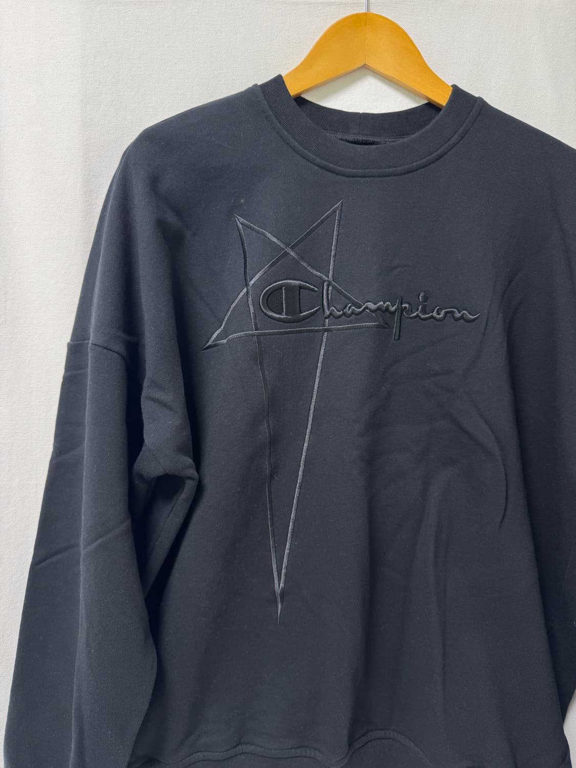 릭오웬스 챔피언 자수 로고 맨투맨 M 상품이미지6