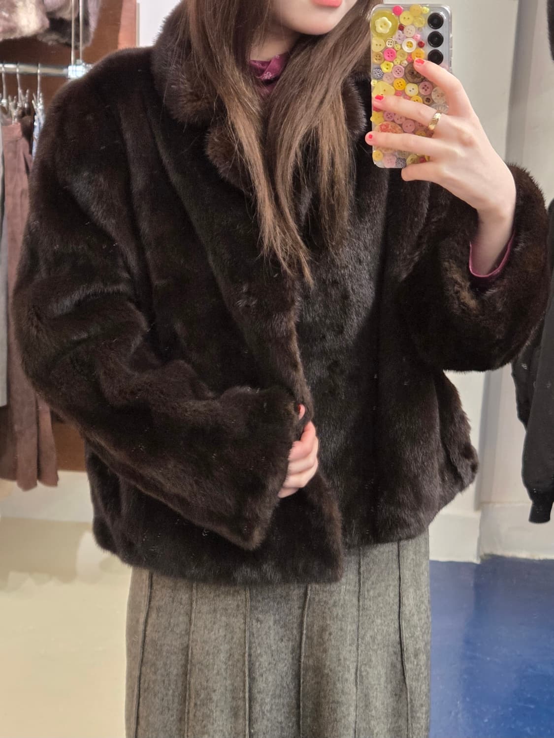 Kasu Mink 밍크 자켓 상품이미지2