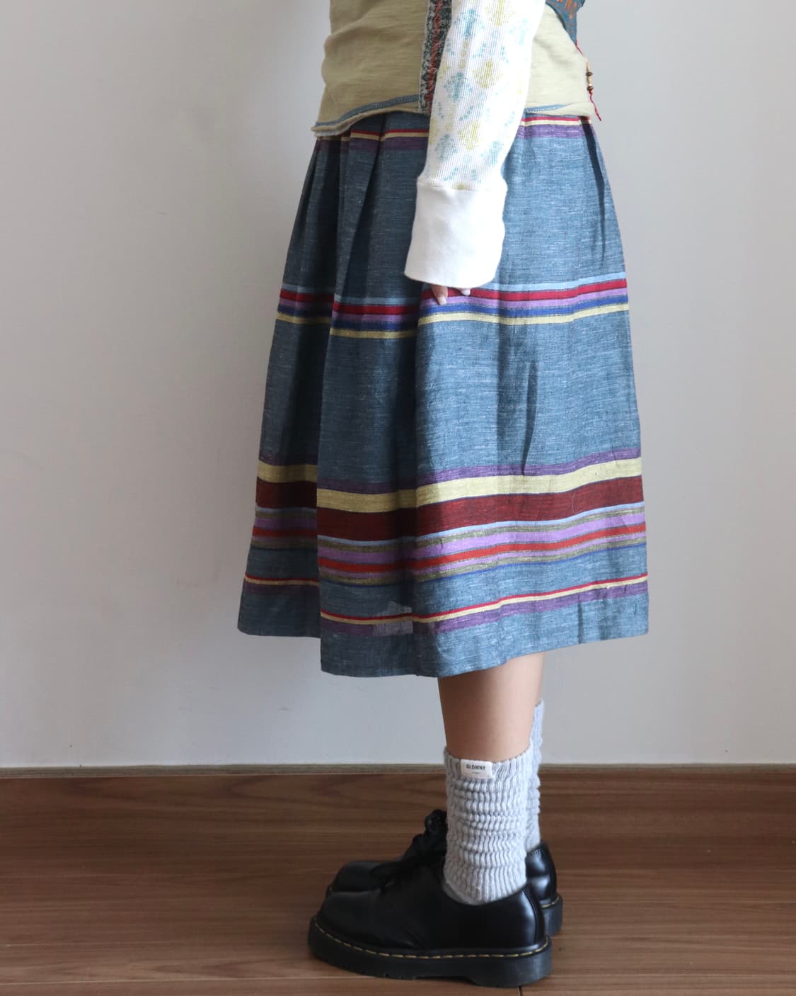 Vintage Stripe Skirt 상품이미지2