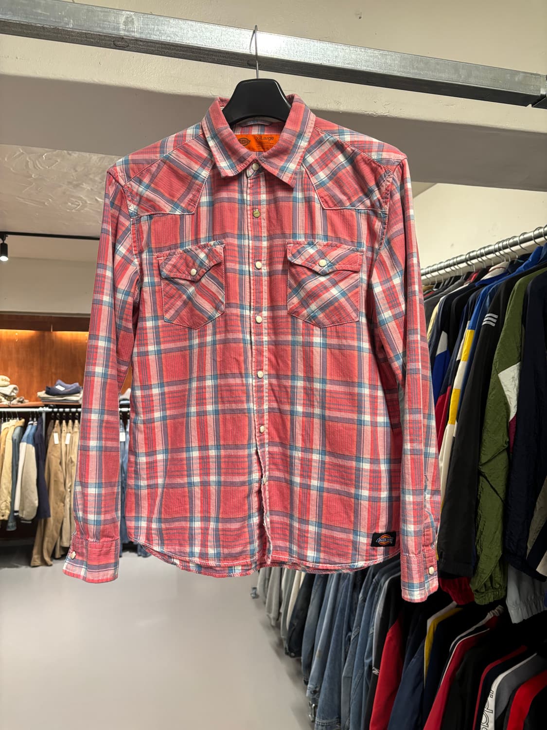 디키즈 체크 웨스턴 셔츠   상품이미지6