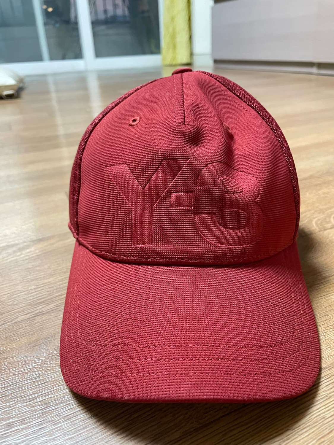 Y-3 아디다스 요지 야마모토 볼캡 트러커 캡 레드 상품이미지1