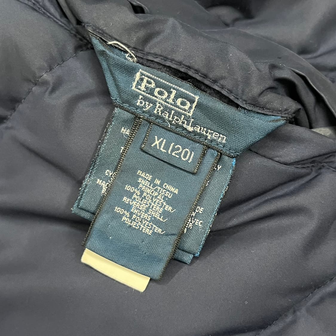 폴로 랄프로렌 양면 리버시블 네이비 레드 패딩 조끼  상품이미지6