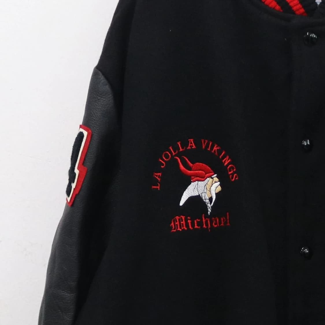 90'S TEAM SPORTS 울 혼방 야구 자켓 59683 상품이미지4