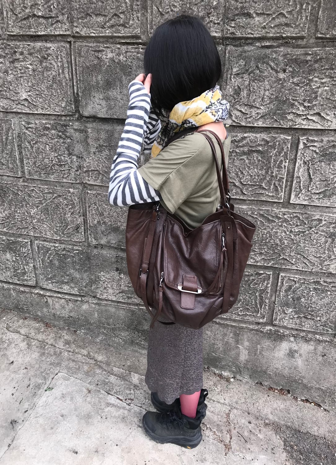 vintage brown buckle shoulder bag 상품이미지1