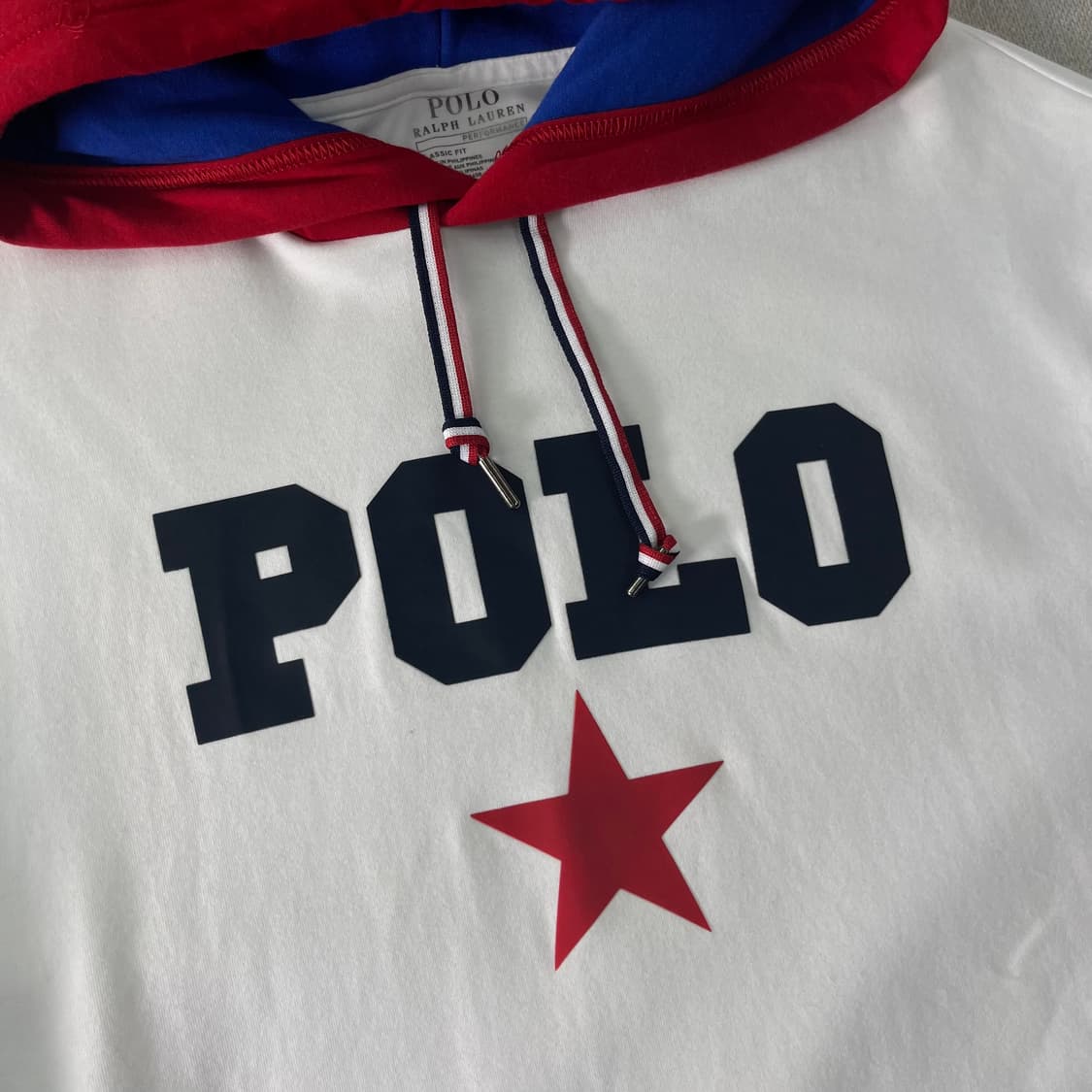 100 폴로랄프로렌 컬러 블럭 빅로고 후드티 상품이미지2