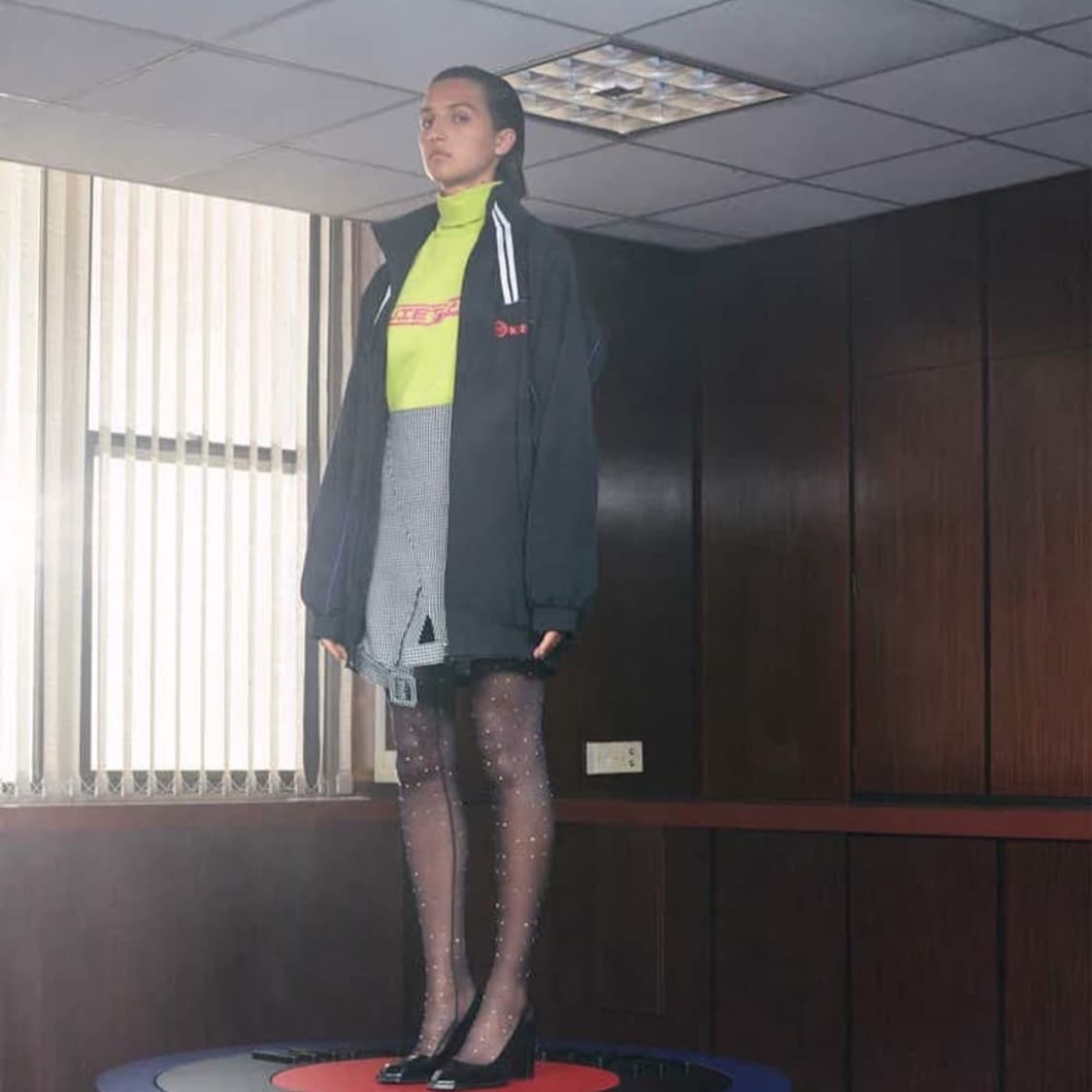 마틴로즈 오버사이즈 트랙자켓 블랙 L 상품이미지4