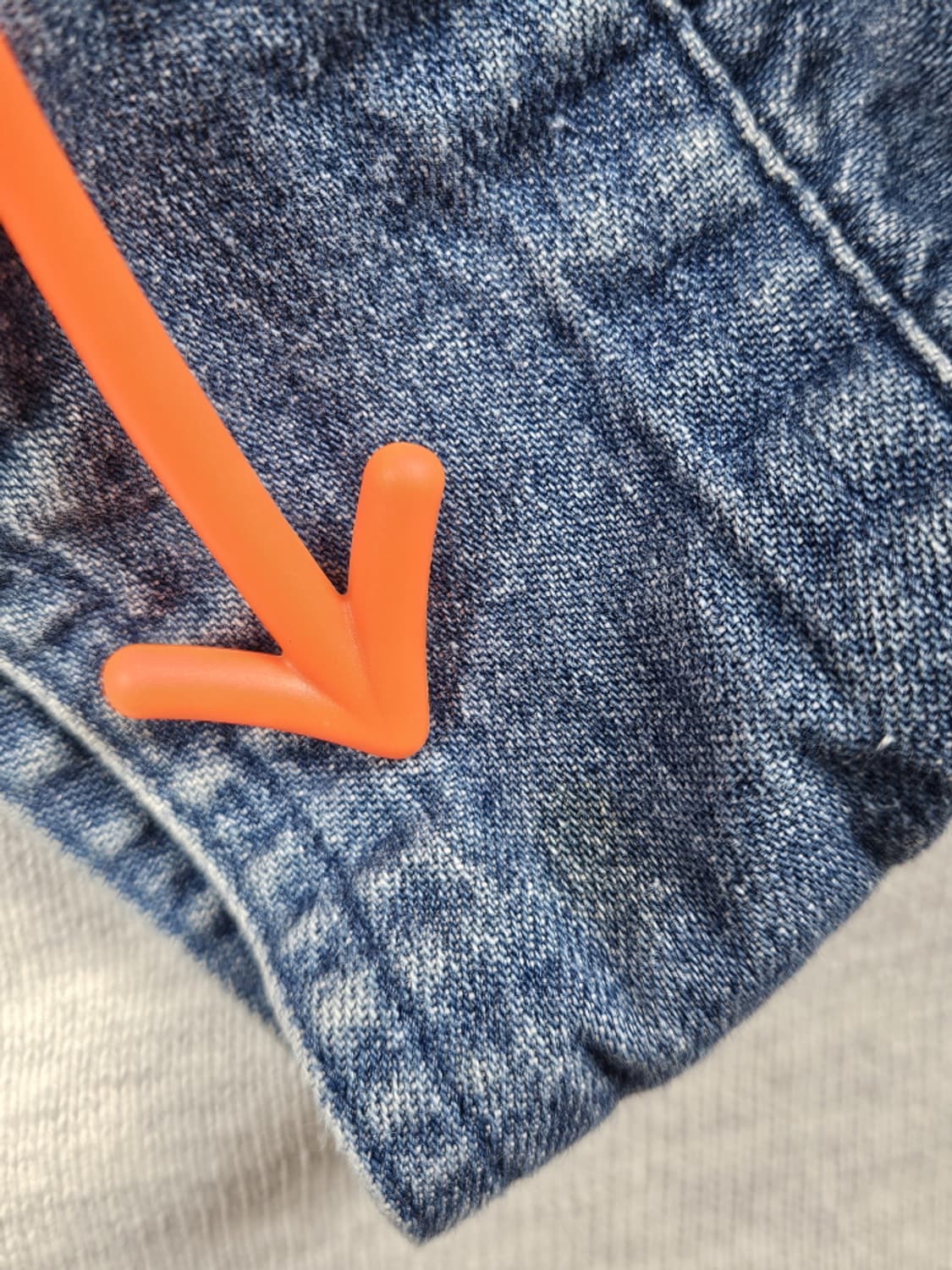 레이어컷 믹스드 MV듀케인X데님 커스텀 맨투맨 (상세설명참조/ 10225 상품이미지7