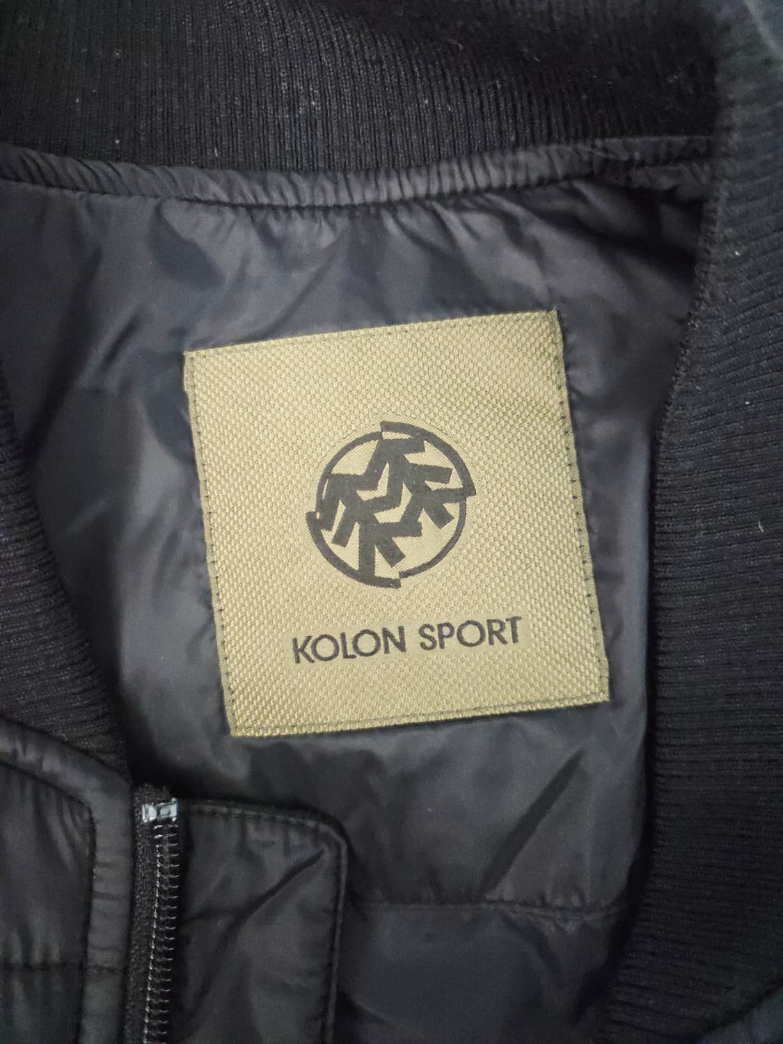 코오롱스포츠 이글 자수 퀄팅 블루종 자켓 상품이미지8