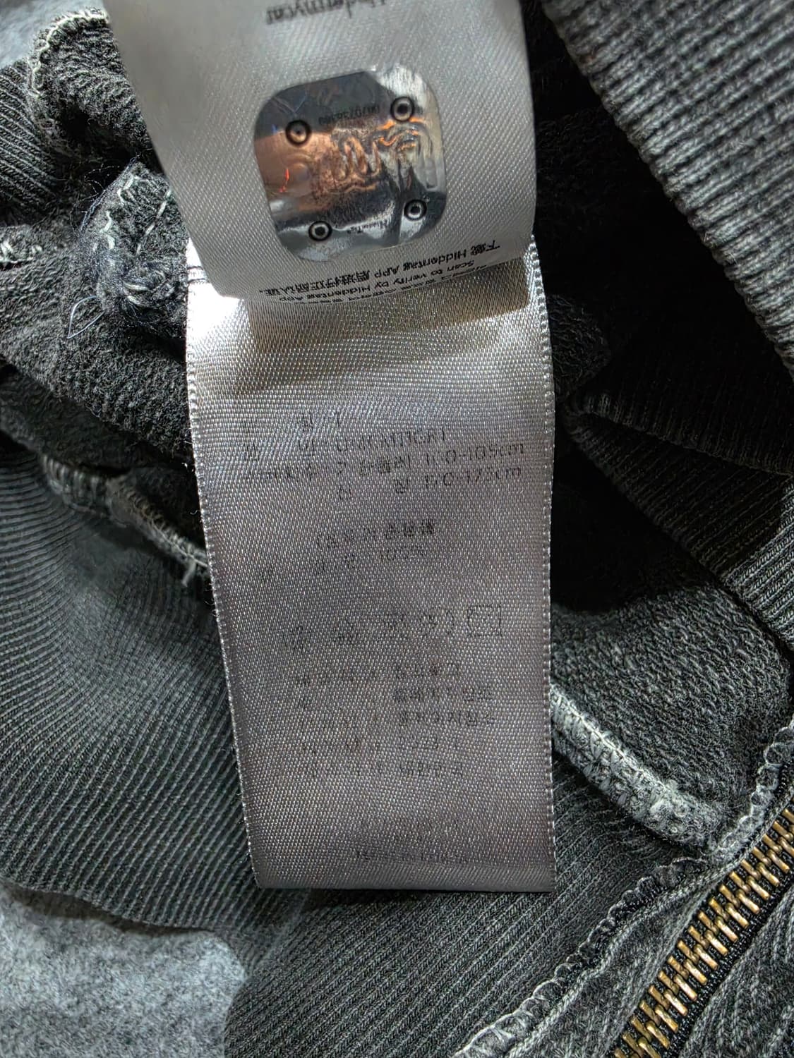 언더마이카 피그먼트 투웨이 오버핏 후드집업 1사이즈 상품이미지7