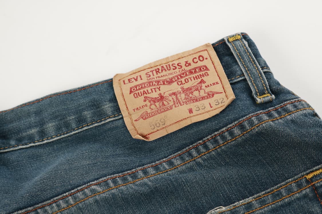 [33인치] 00's 리바이스 569 루즈 스트레이트 데님팬츠 상품이미지9