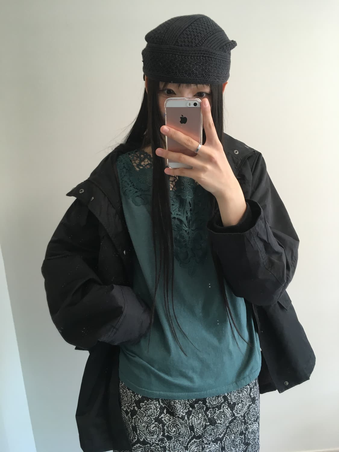 vintage utility field jacket black 상품이미지2