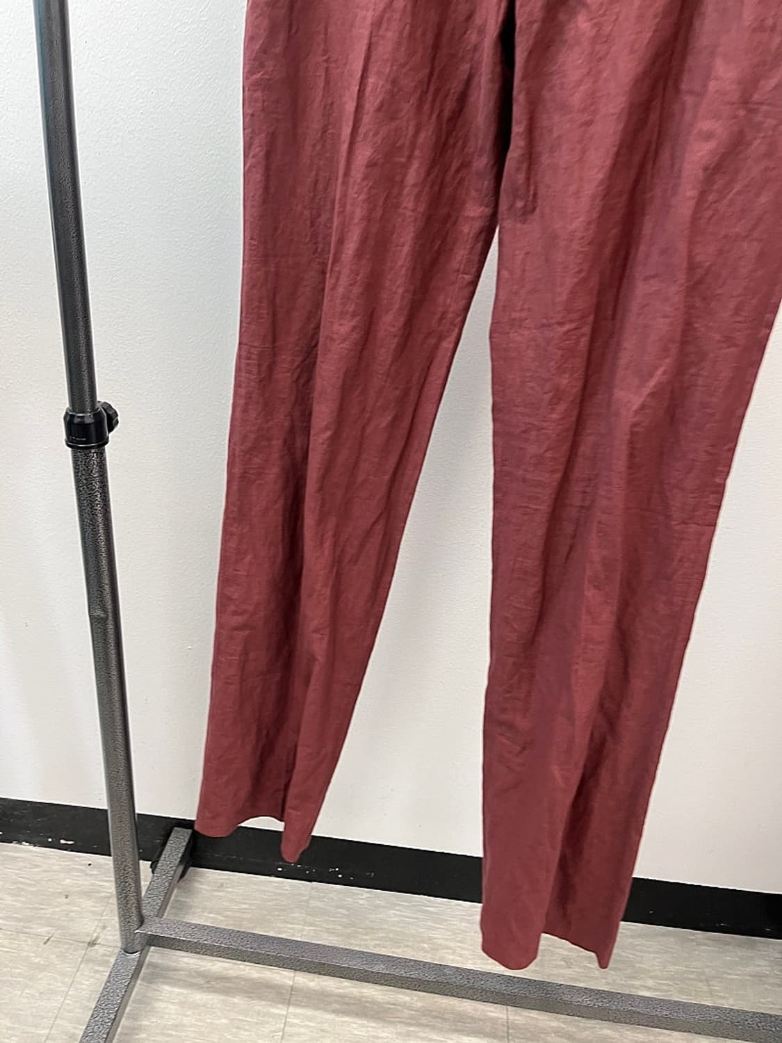 33-34) 랑방 버건디 벨티드 팬츠  상품이미지4
