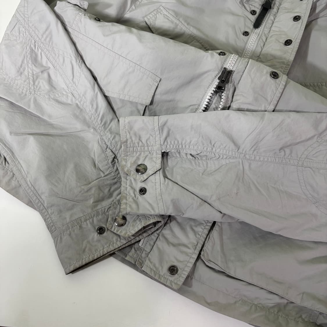 L 울리치 라이트그레이 바람막이 야상자켓 상품이미지3