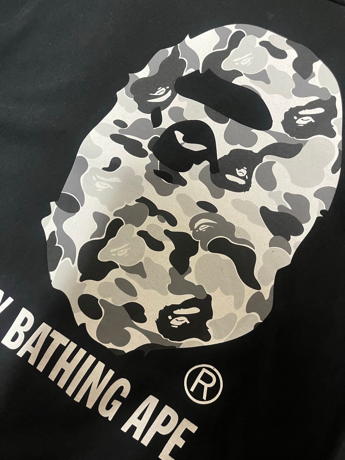 베이프 밀리터리 카모 반팔 티셔츠 L 상품이미지1