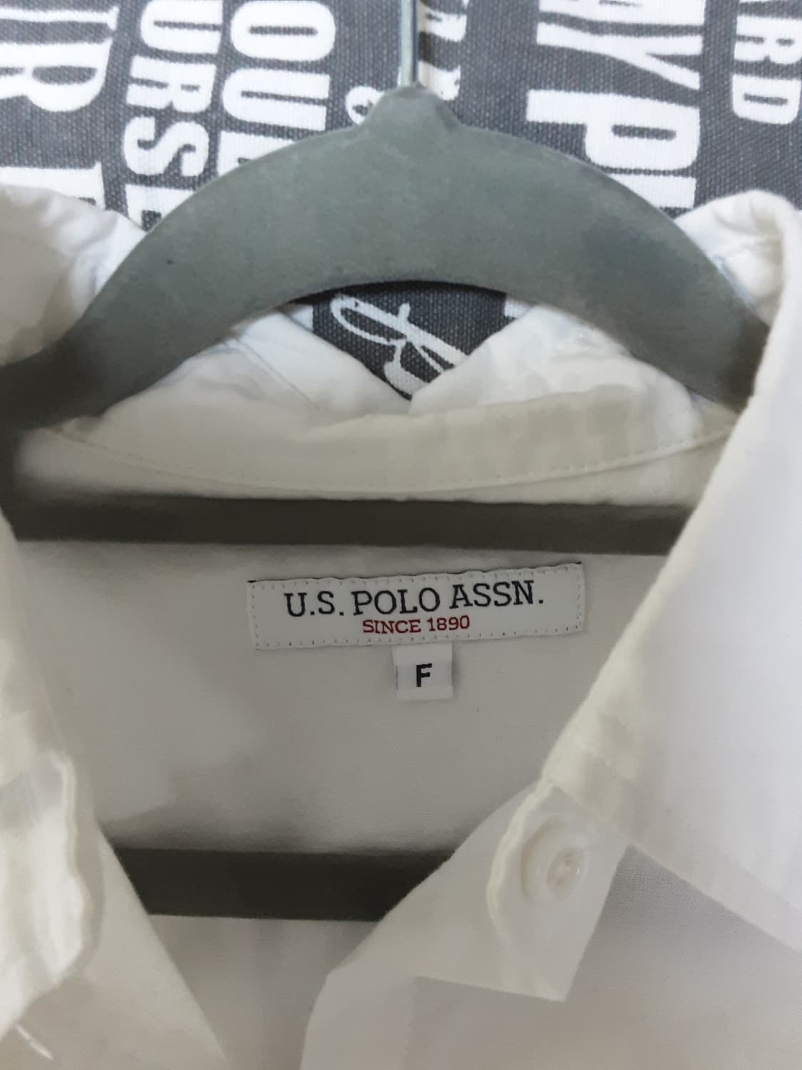 U.S POLO ASSN 반팔 셔츠 화이트 F 상품이미지3