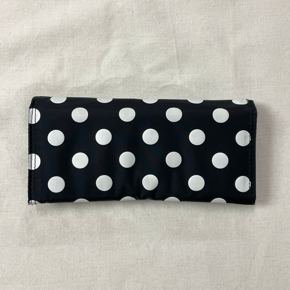 (희귀)요시다포터 폴카도트 지갑 블랙앤화이트/헤드포터 폴카도트 지갑 상품이미지2