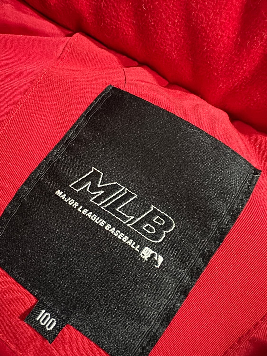 MLB 엠엘비 텍사스 덕 다운 패딩 후드 조끼 L 레드 상품이미지3