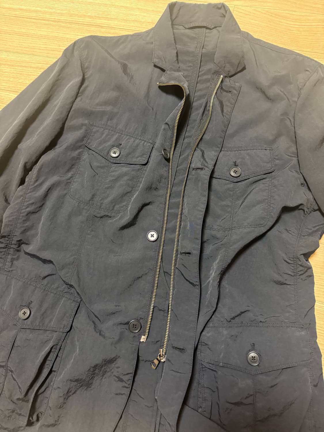XL) 45,000원 올드 유니클로 빈티지 나일론 자켓 구제 상품이미지6