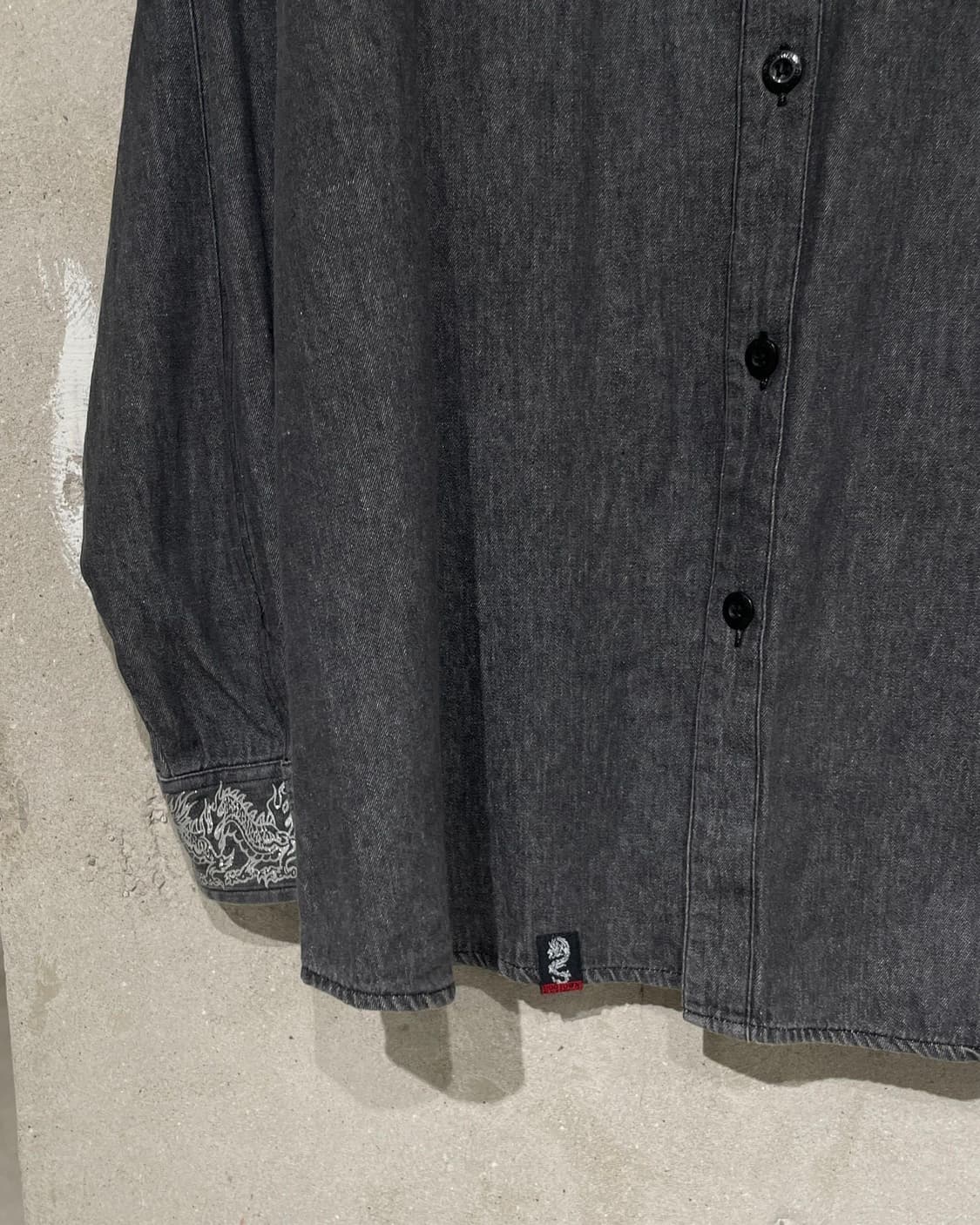 도그타운 흑청 오리엔탈 스트릿 데님 셔츠 상품이미지5