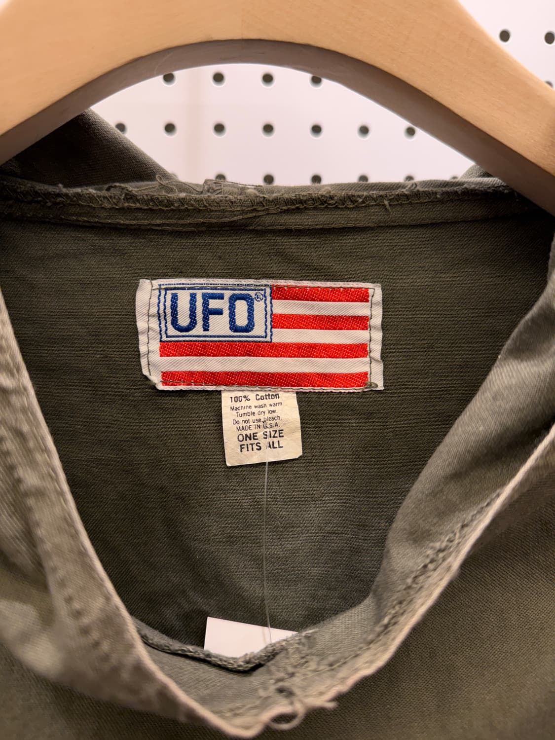 UFO USA 밀리터리 아노락 후드 자켓 카키 U1093 상품이미지5