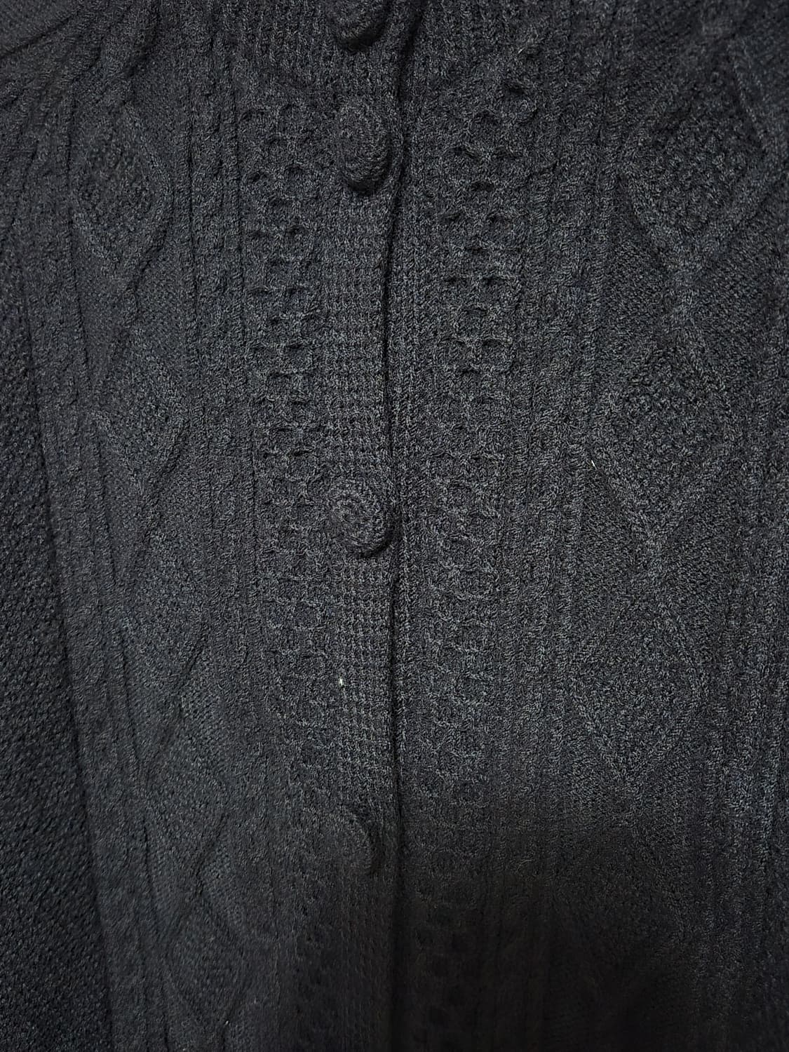 한림수직 검정 가디건 상품이미지4