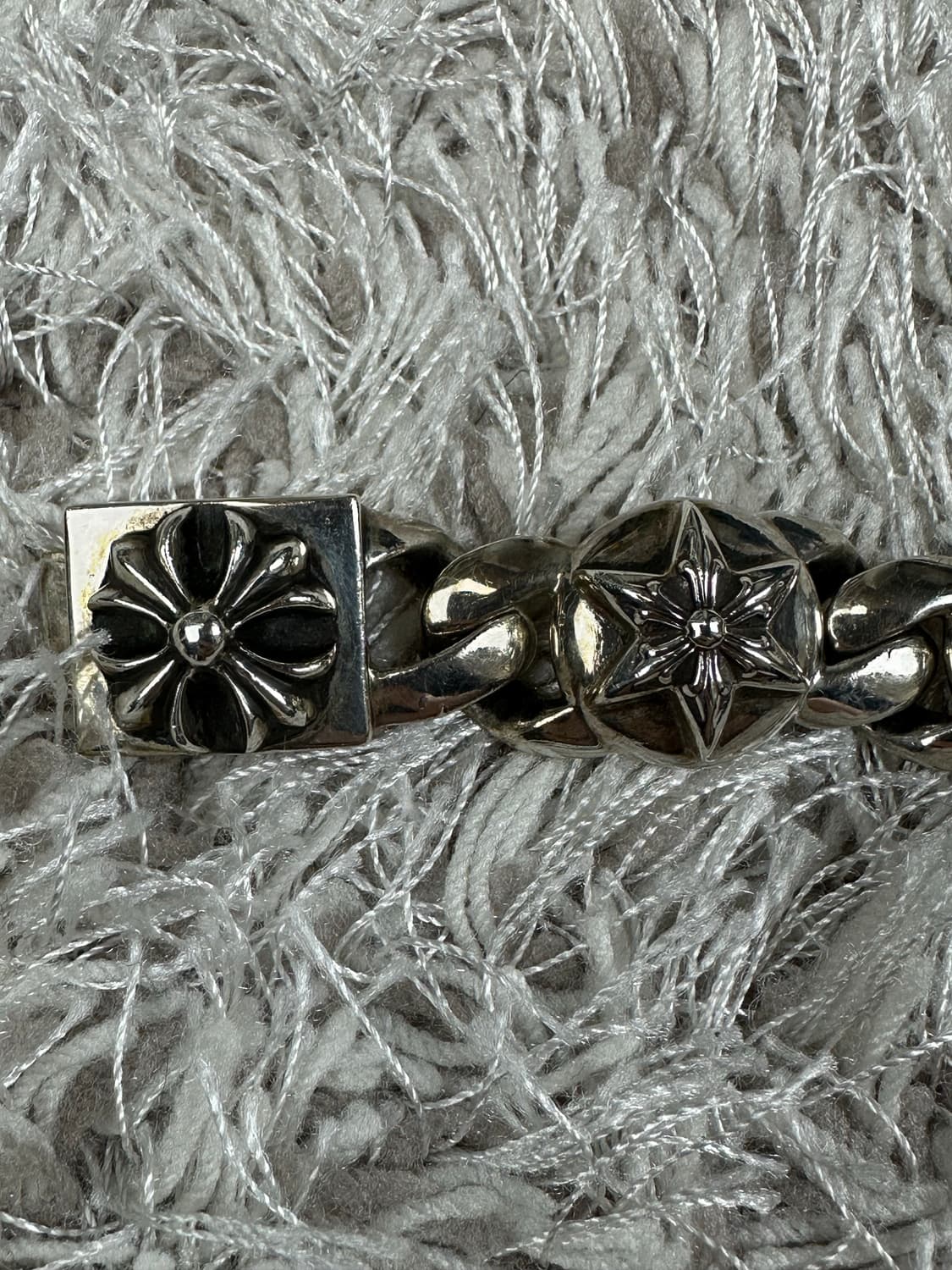 [7 inch] 백화점판 정품 크롬하츠 멀티 링크 팔찌 상품이미지3