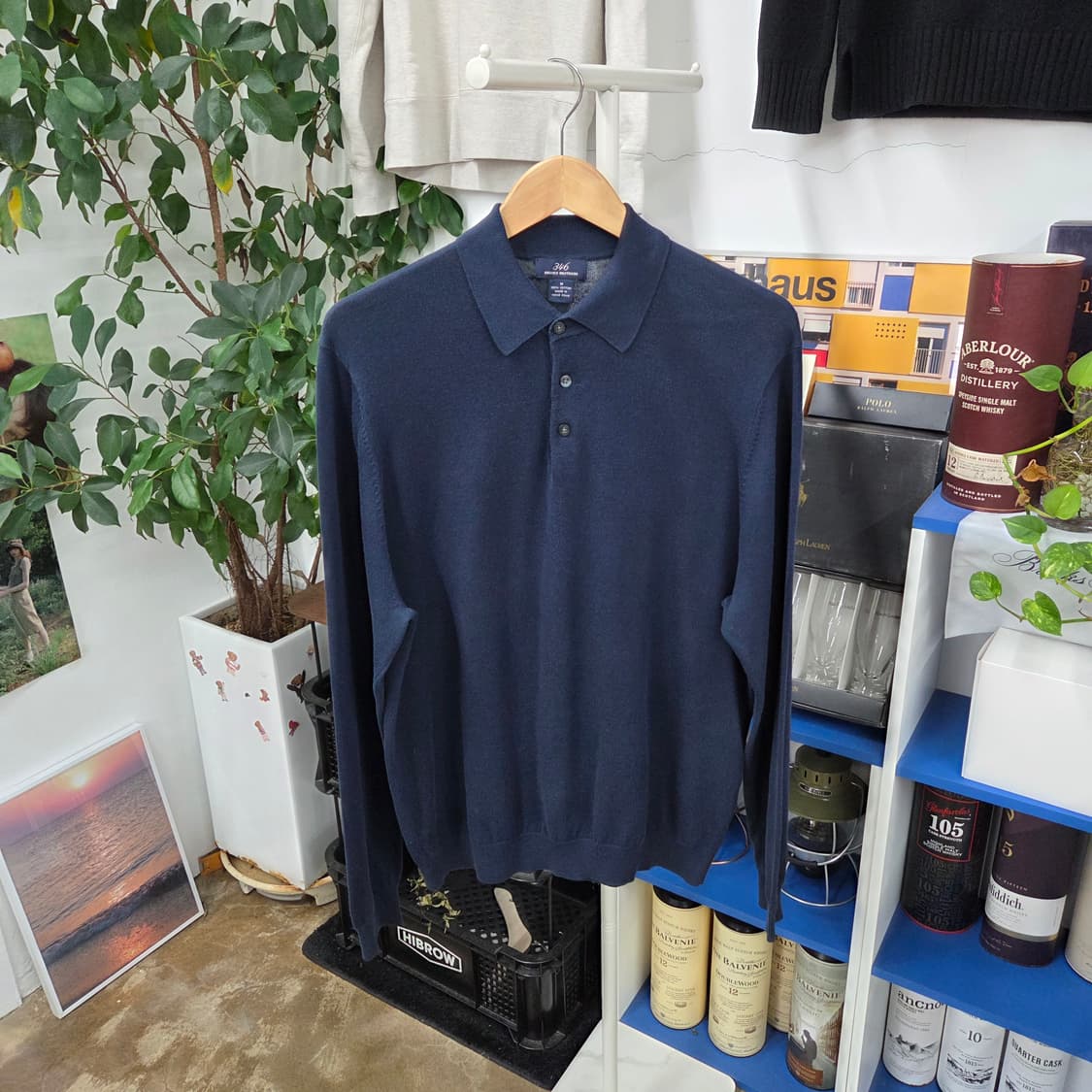 브룩스브라더스 카라 니트 M  상품이미지1