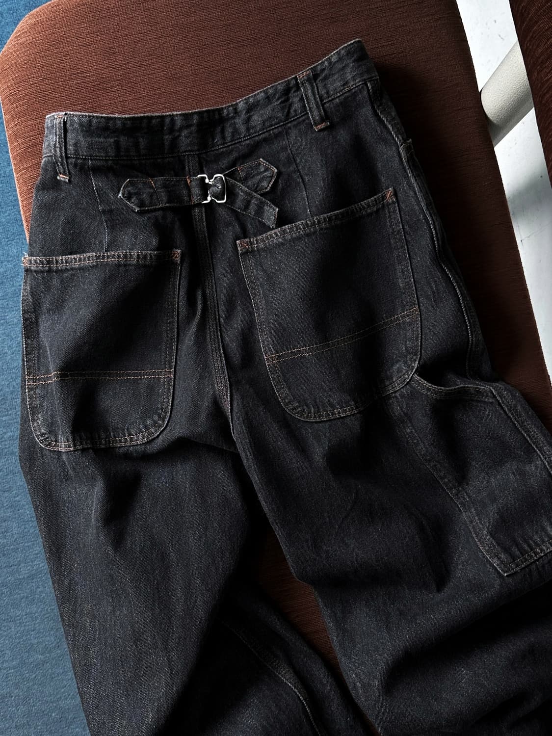 Utility design denim painter pants 상품이미지1