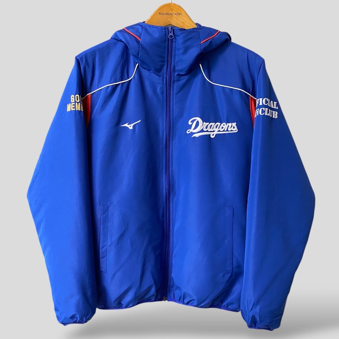 (M)미즈노 주니치 드래곤즈 후드 자켓 상품이미지1