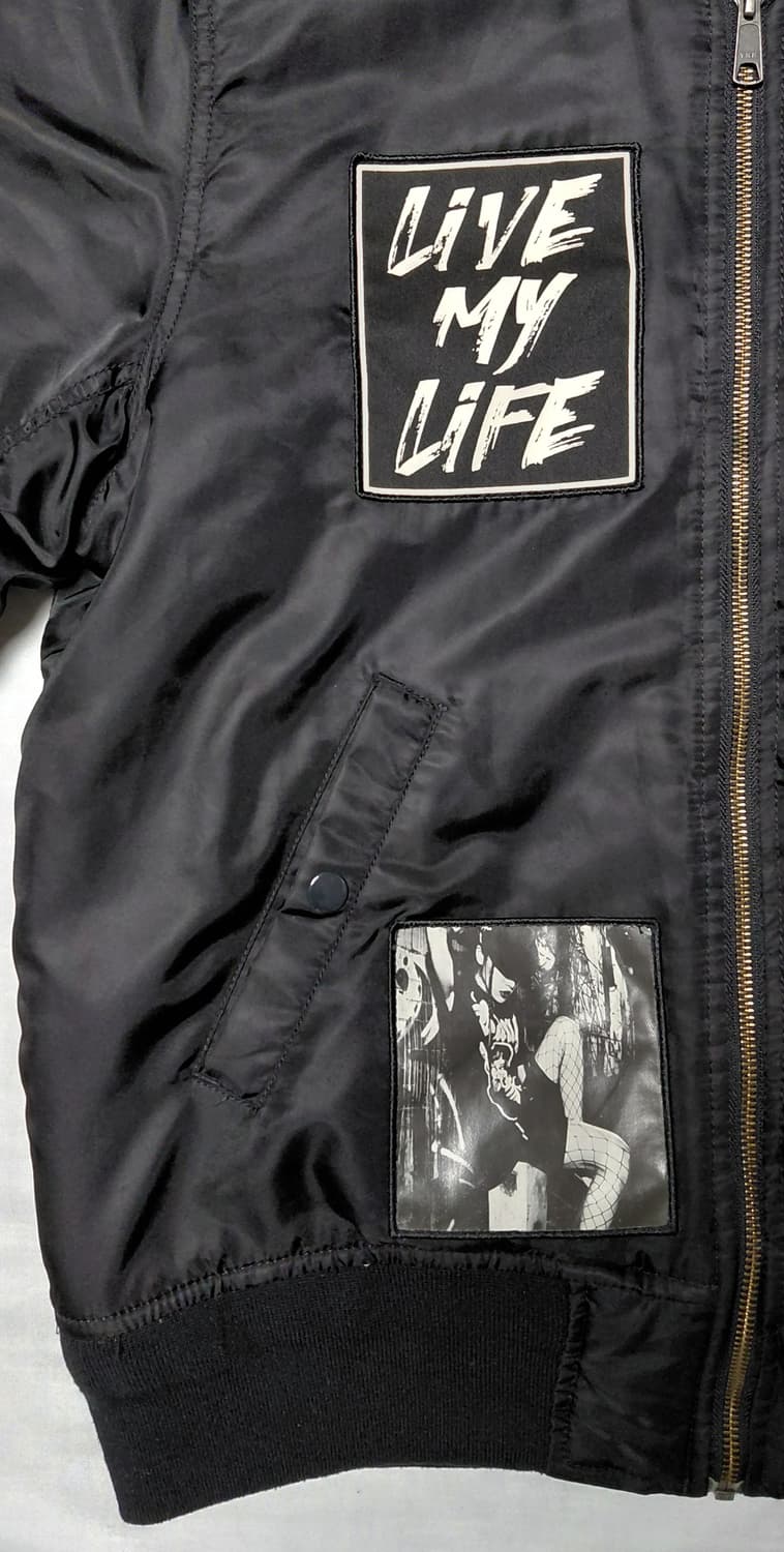 ​[L] BAYCREST 스트릿 패치 로고 항공점퍼 (MA-1) 상품이미지3