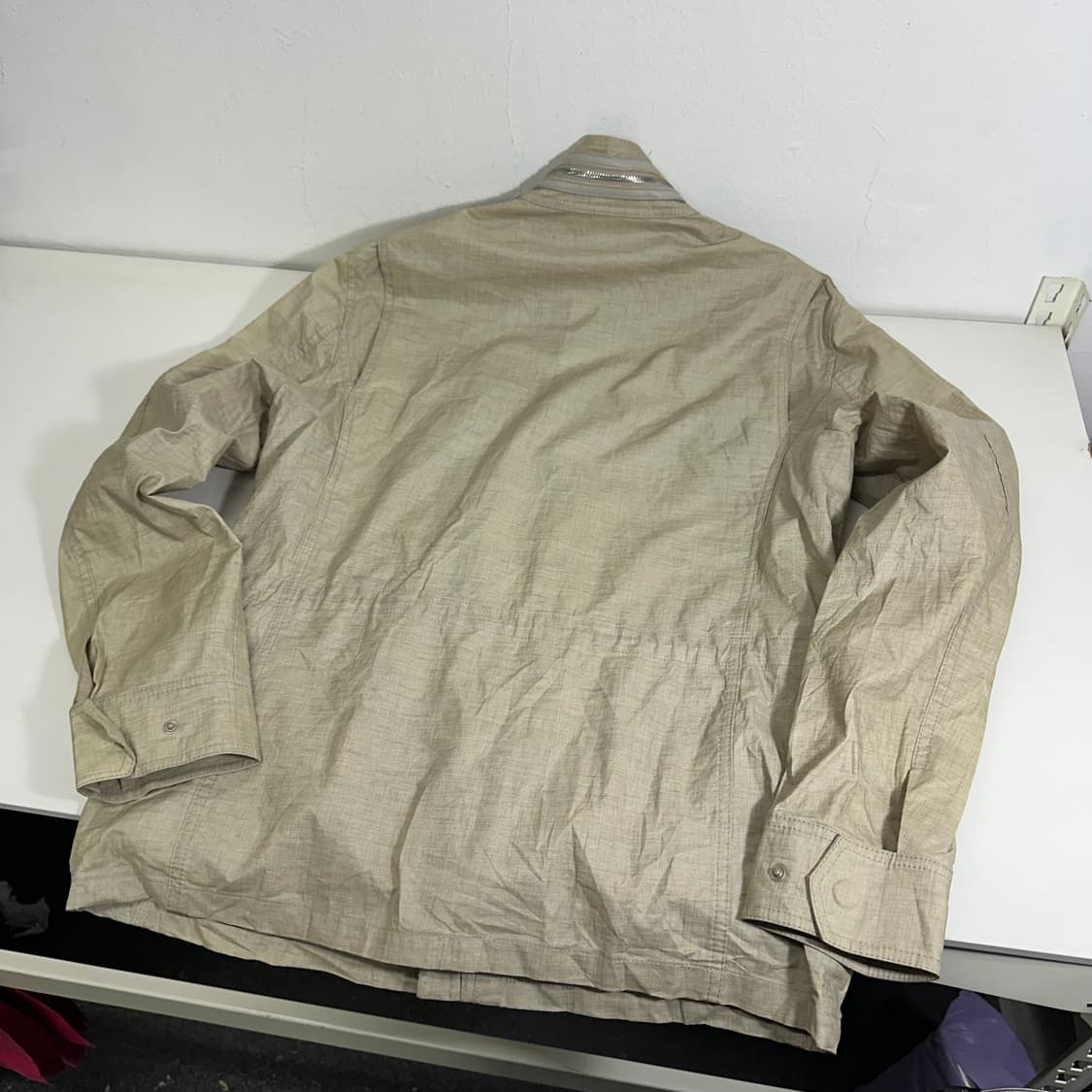 M 100 DKNY 연베이지 린넨자켓 상품이미지5