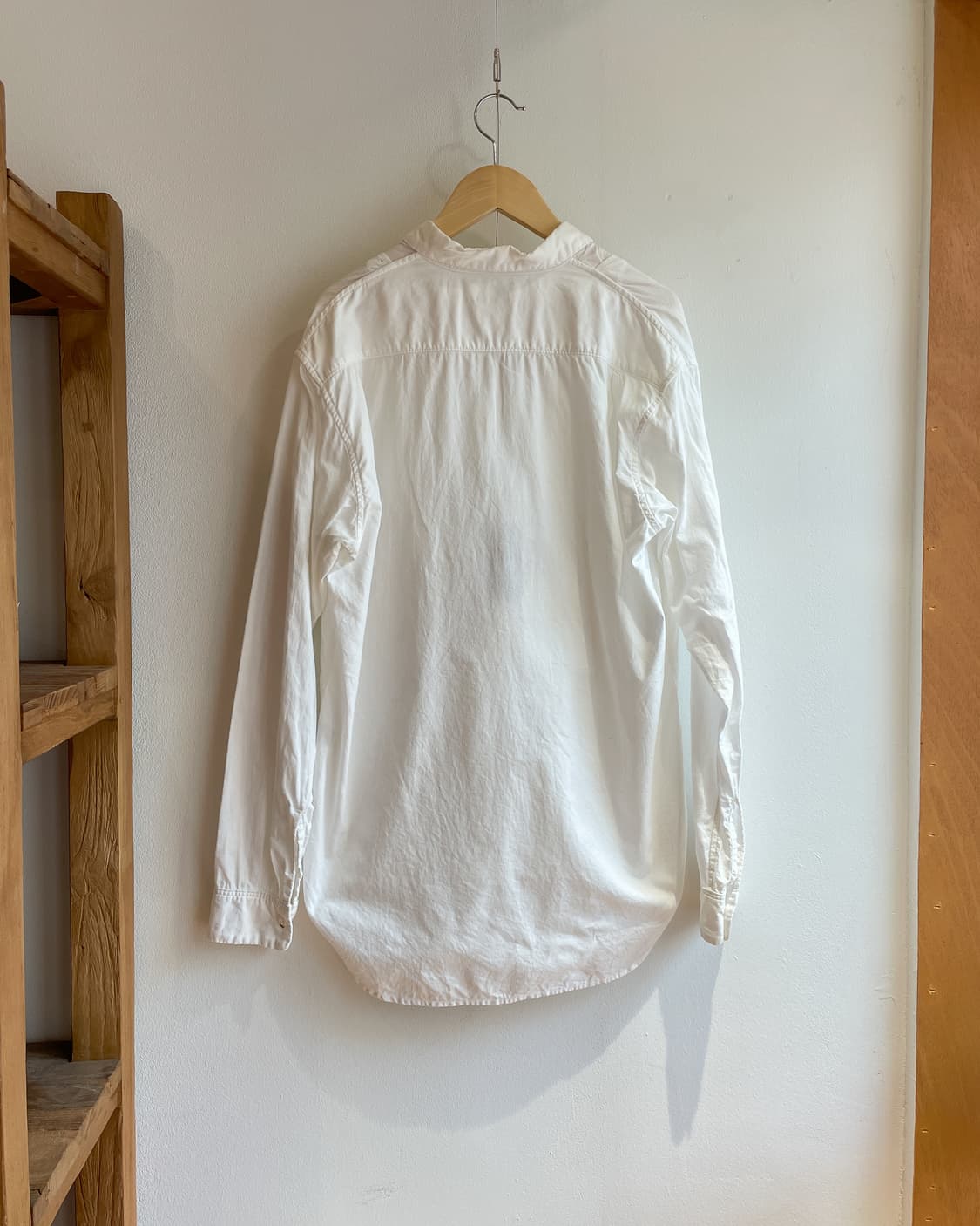 캐피탈 화이트 옥스퍼드 핀 셔츠 상품이미지6