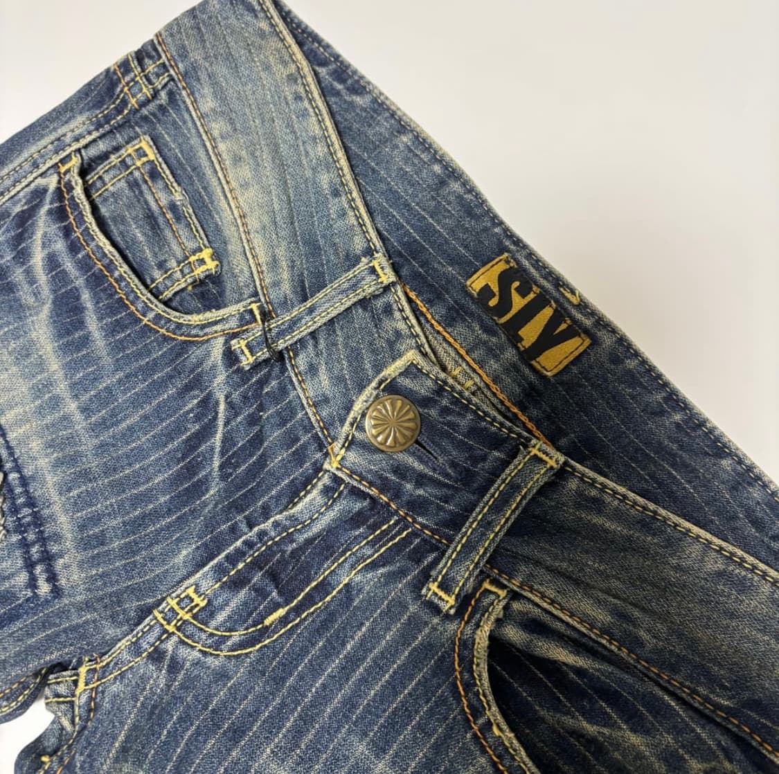 SLY  straight damage rowrise jeans 상품이미지4
