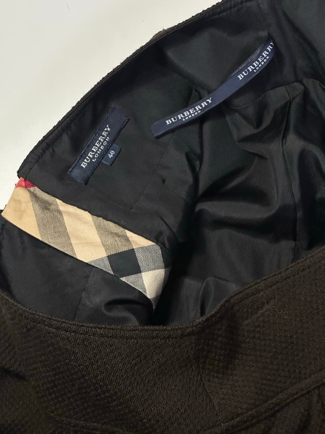 BURBERRY 버버리 울 코튼 폴리 상품이미지3