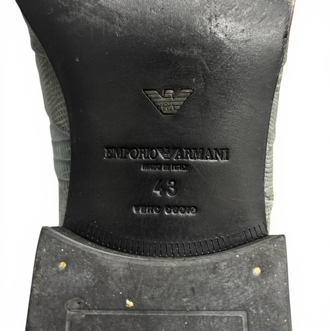 엠포리오 아르마니 리자드 엠보 옥스포드 슈즈 상품이미지10