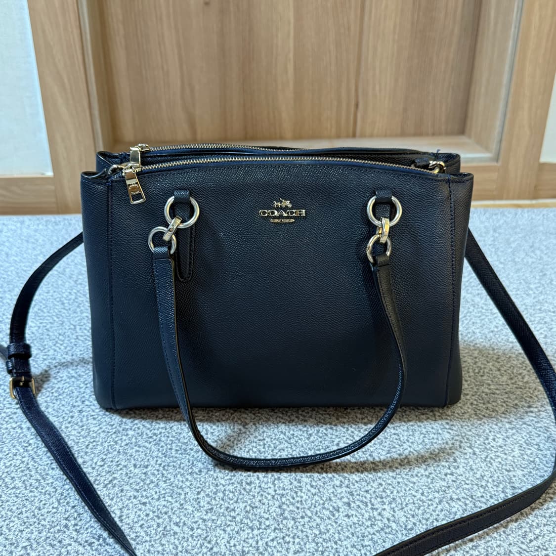 Coach 코치 크리스티 캐리올 네이비 상품이미지3