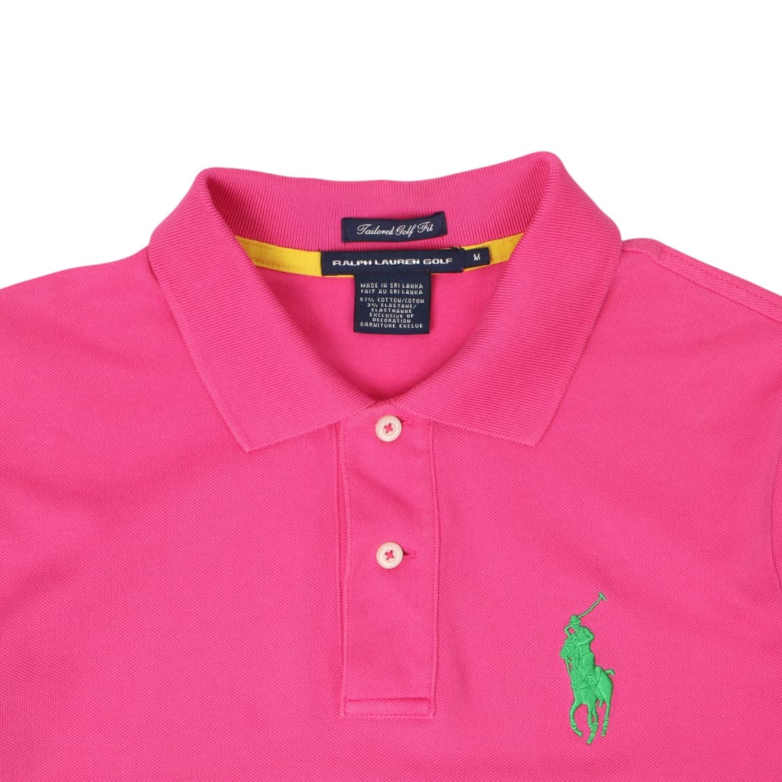 폴로 랄프로렌 핑크 그린 빅포니 pk 티셔츠 상품이미지2