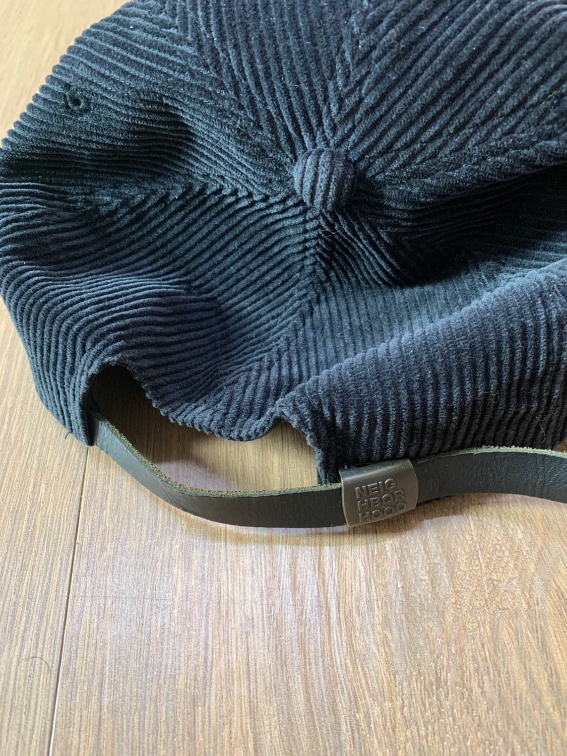 네이버후드 코듀로이 볼캡 모자 네이비 컬러 상품이미지2