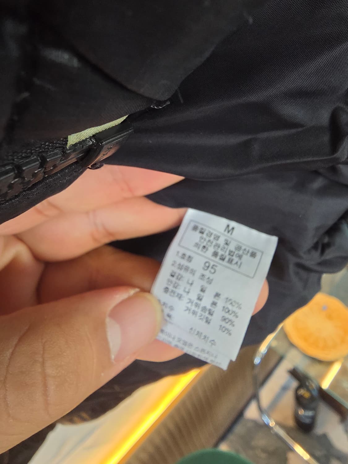 노스페이스 700 눕시 패딩 조끼 블랙 95size 상품이미지6