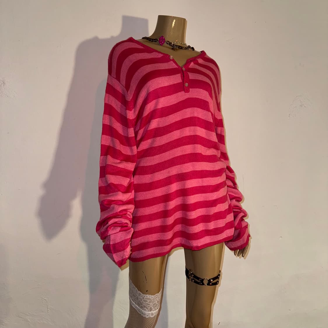 핑크 스트라이프 루즈티 상품이미지3