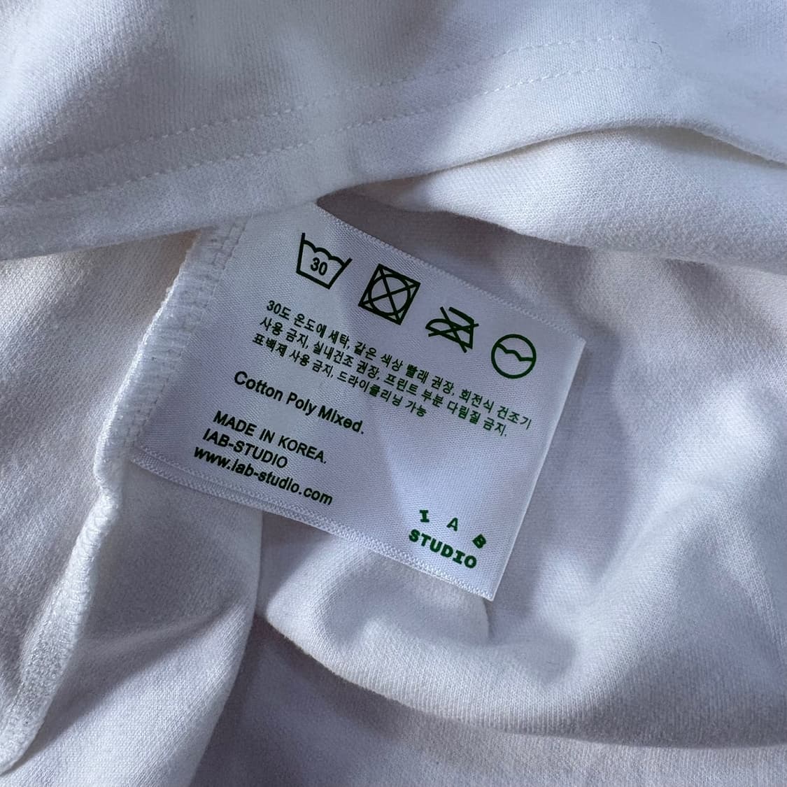 L 아이앱스튜디오 남성 반팔 티셔츠 0420J 상품이미지4