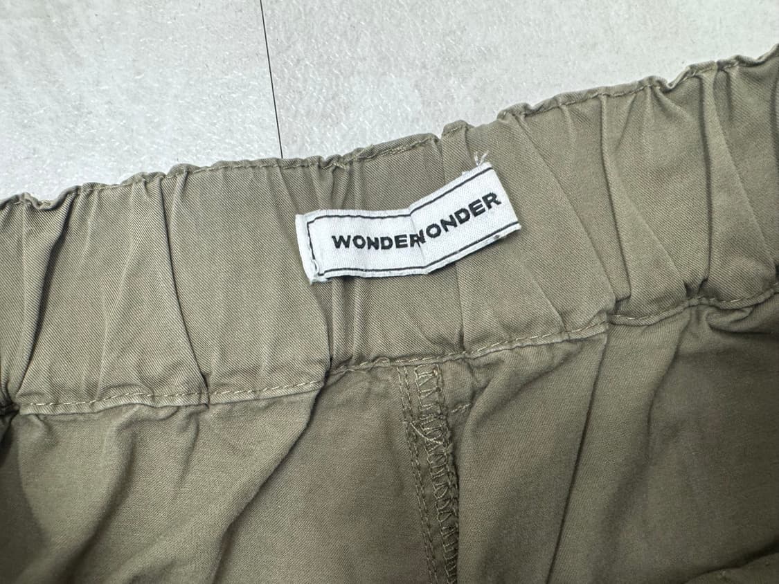 •Y2K 카키 벌룬 카고팬츠 (밑단 끈 포인트) 상품이미지4