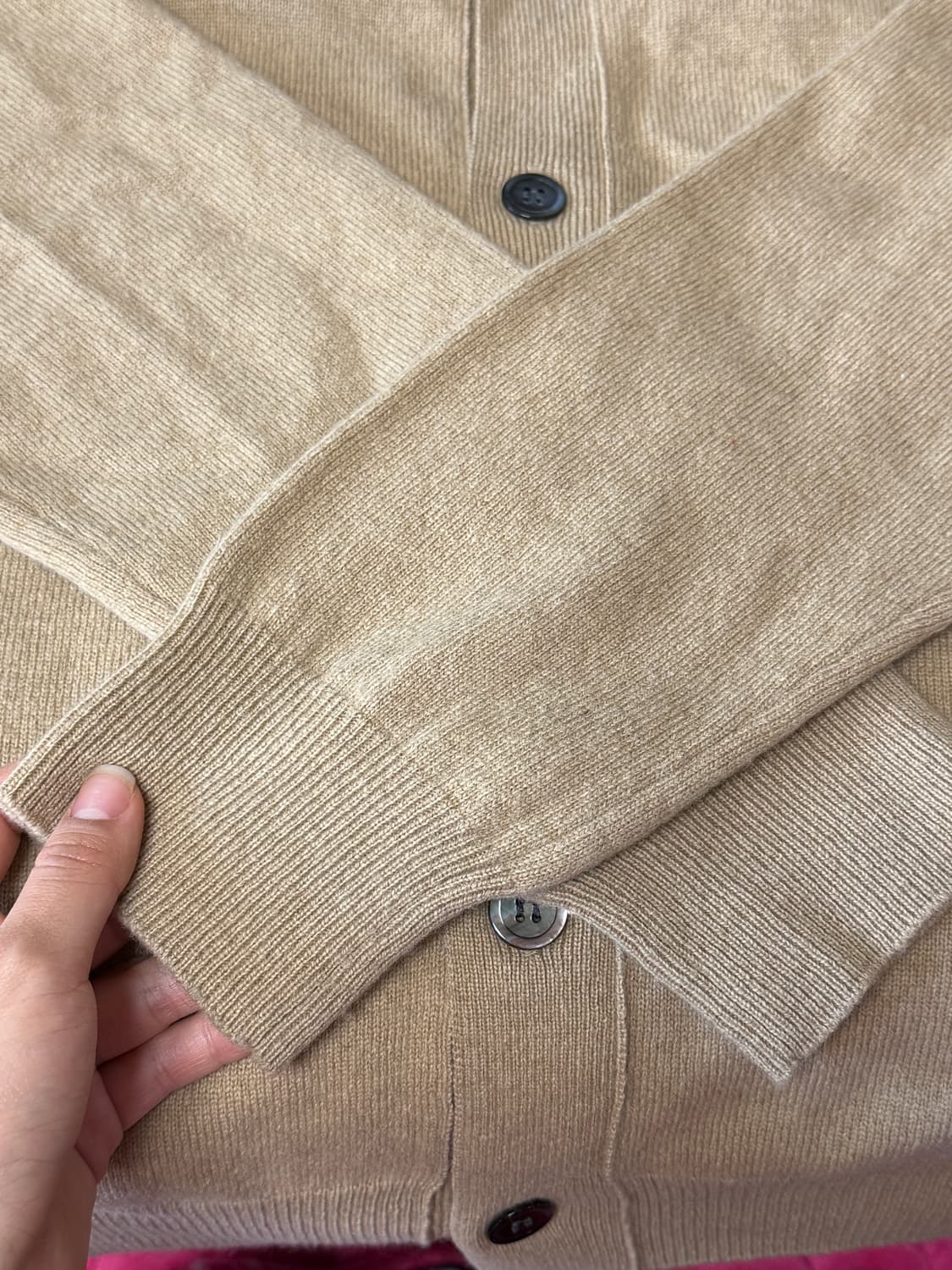 꼼데가르송 가디건 베이지 상품이미지4