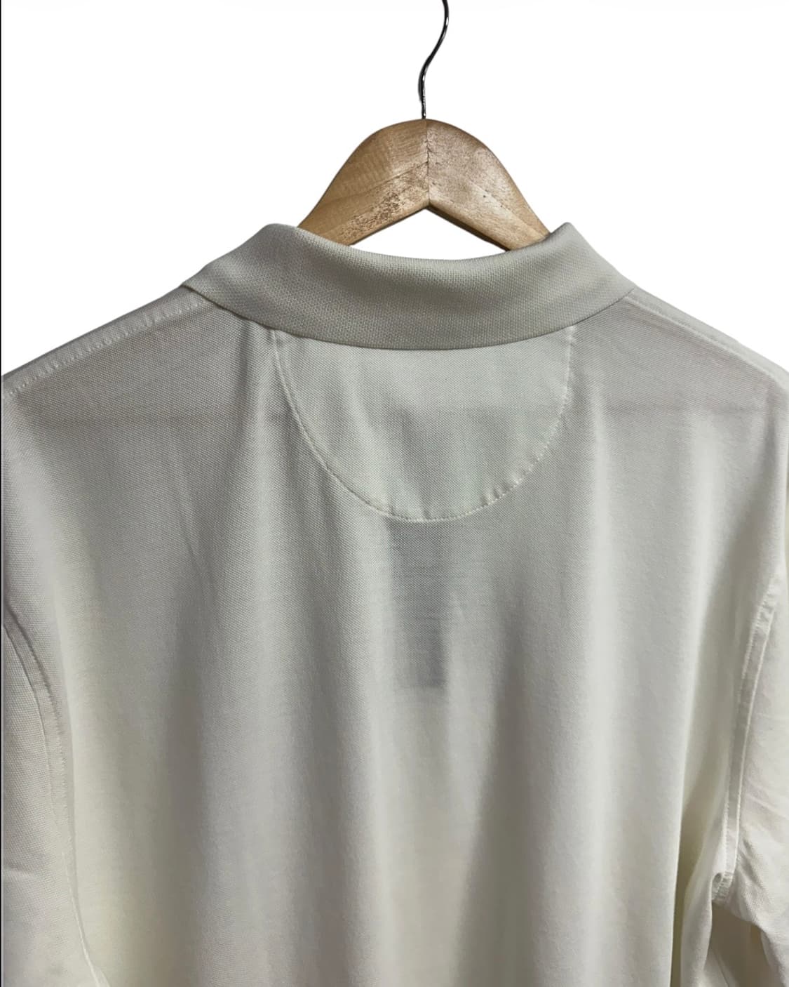 (새상품) 브룩스브라더스 화이트 긴팔폴로 티셔츠 XXL size 상품이미지4