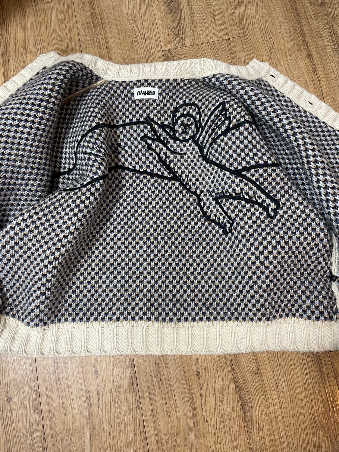 [M] MAGLIANO 마리아노 빅 엔젤 봄버 가디건 상품이미지3