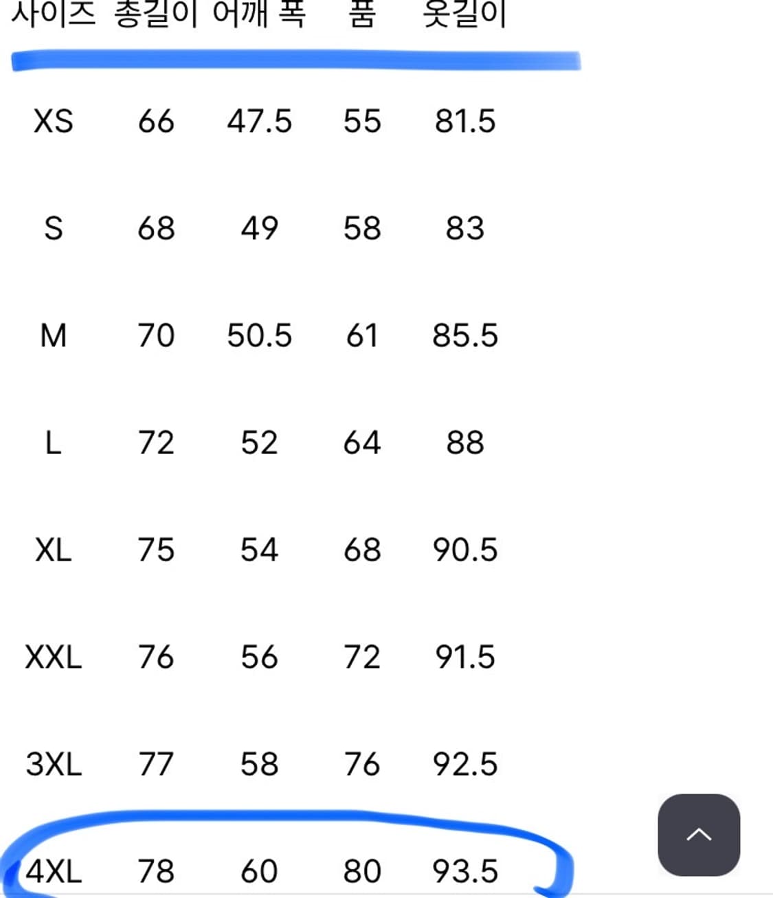 유니클로 코치 자켓 블랙 4XL 상품이미지8
