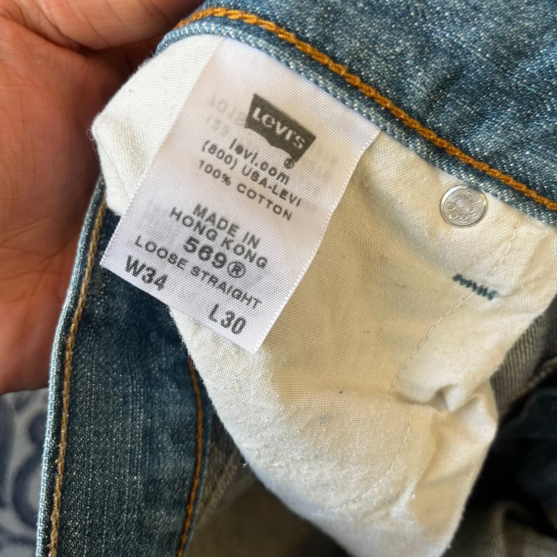 34 리바이스 569 데님 팬츠/W2306 상품이미지5