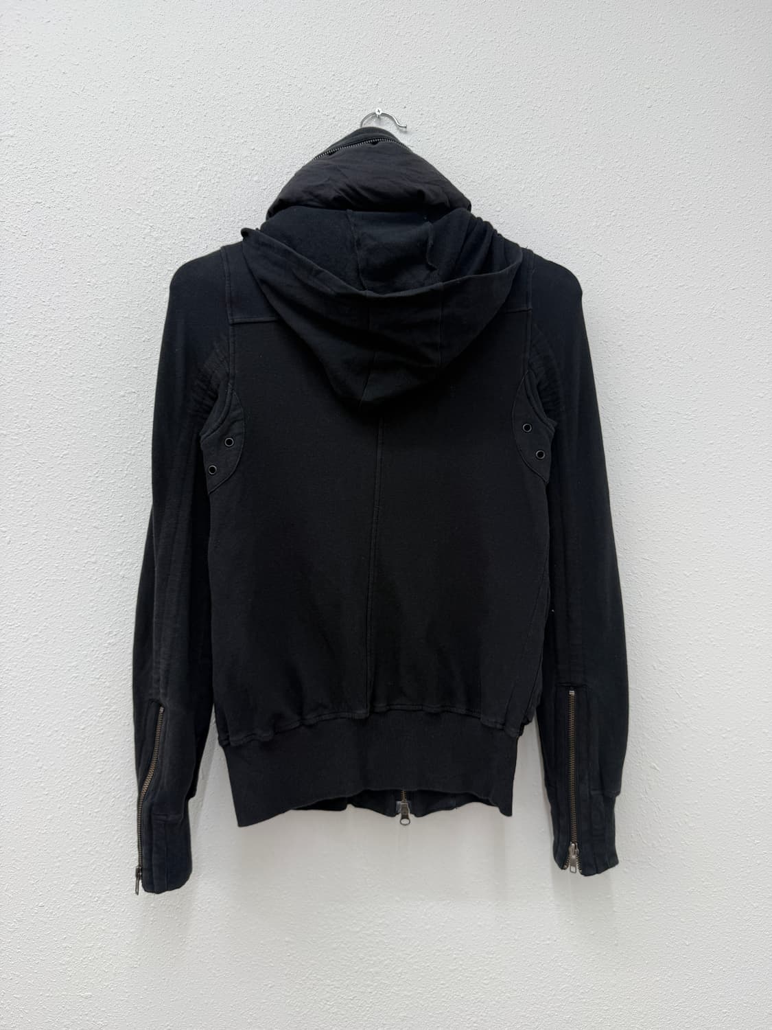 빈티지 Spiral Girl 버튼 하이넥 카라 슬림 집업 상품이미지8